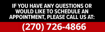 If you have any questions or would like to schedule an appointment, please call us at 270-726-4866